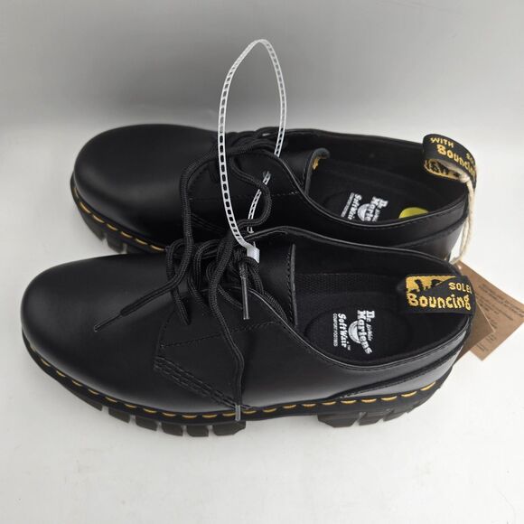 Dr Martens Women's Audrick 3-Eye Platform Shoes Black Women's Size 9 NWT Chunky - Picture 3 of 12